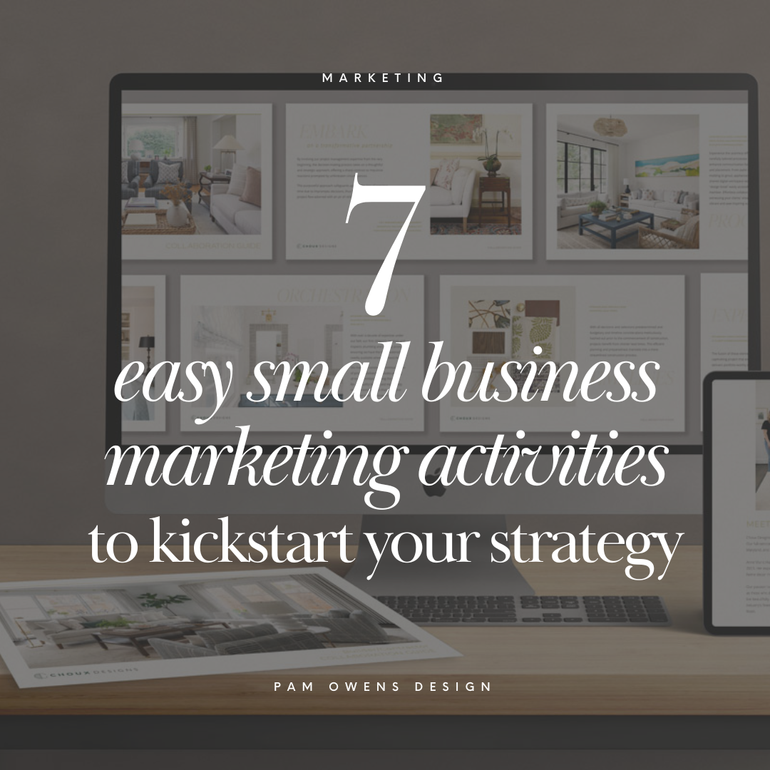 7 easy small business marketing activities to kickstart your strategy